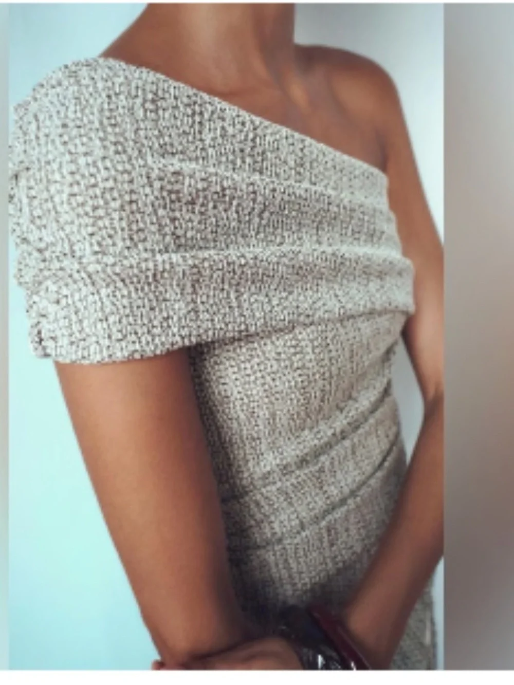 Zara Knit Beige/Brown Set S (top)